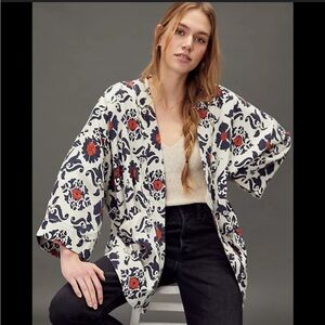 EUC ELEANOR PRINTED KIMONO JACKET ANTHROPOLOGIE